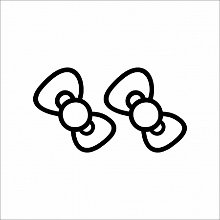DIVERSE - STICKER HELLO KITTY BOW
