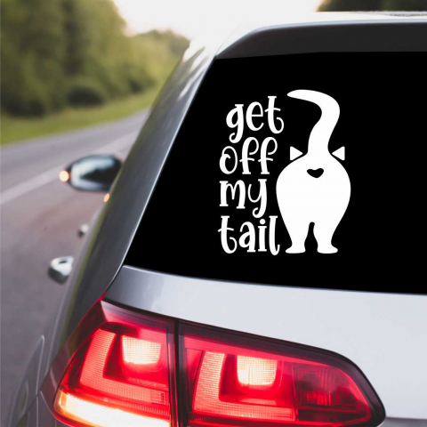 STICKERE CU ANIMALE - STICKER GET OFF MY TAIL