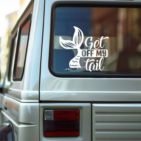 DIVERSE - STICKER GET OF MY TAIL NR.2