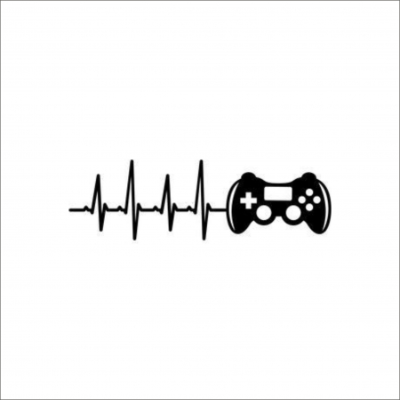 DIVERSE - STICKER HEART BEAT GAMER