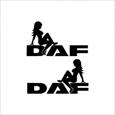 DAF - SET 2 STICKERE DAF GIRLS