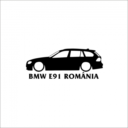 BMW - STICKER BMW E91 ROMANIA