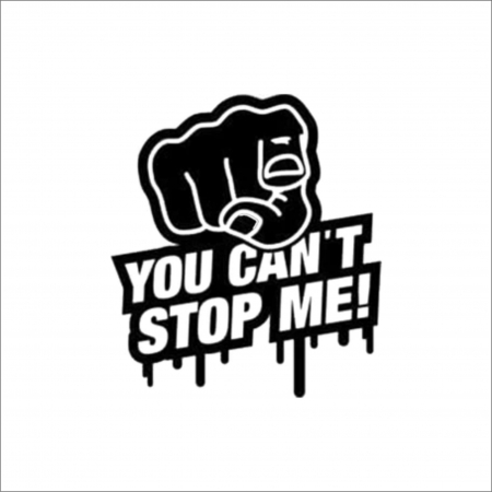 DIVERSE - STICKER YOU CAN'T STOP ME
