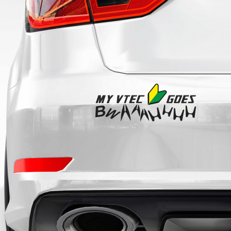 STICKERE JDM - STICKER MY VTEC GOES