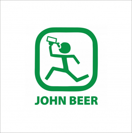 STICKERE UTILAJE AGRICOLE - STICKER JOHN BEER