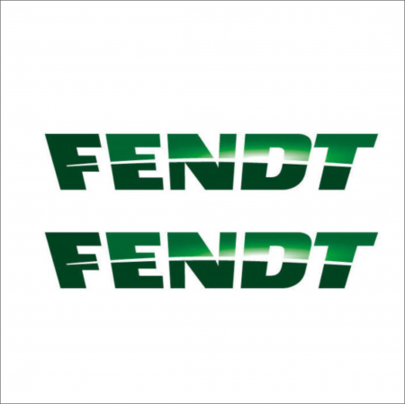 STICKERE UTILAJE AGRICOLE - STICKER FENDT LOGO SET 2 BUCATI