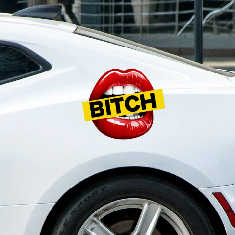 STICKERE PRINTATE - STICKER LIPS NR.1