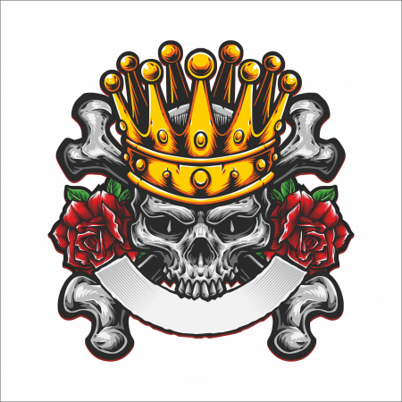STICKERE PRINTATE - STICKER SKULL CROSSBONES