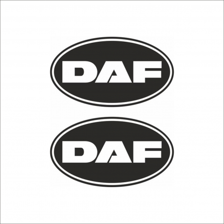 DAF - SET 2 STICKERE DAF NR 4
