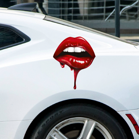 18+ STICKER - STICKER LIPS NR.9