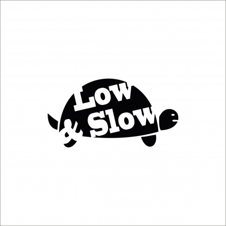LOW STICKERS - STICKER LOW AND SLOW TESTOASA