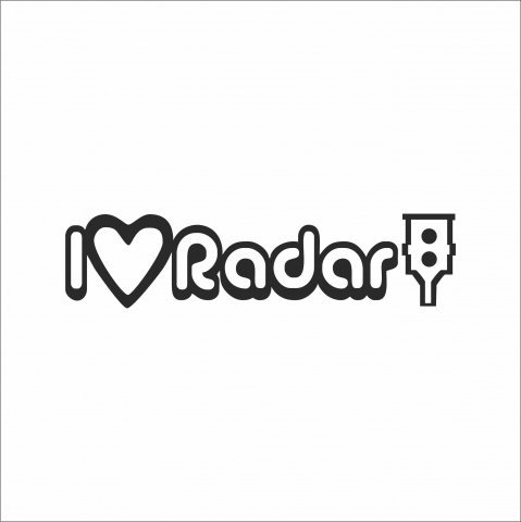 DIVERSE - STICKER I LOVE RADAR