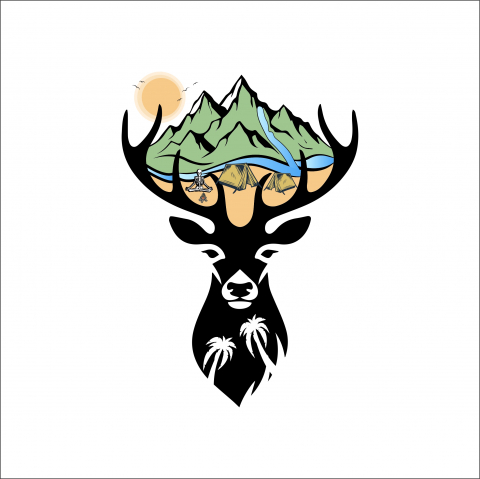 STICKERE PRINTATE - STICKER CERB NATURA