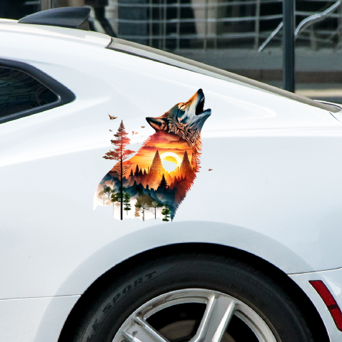 STICKERE CU ANIMALE - STICKER LUP NR.2