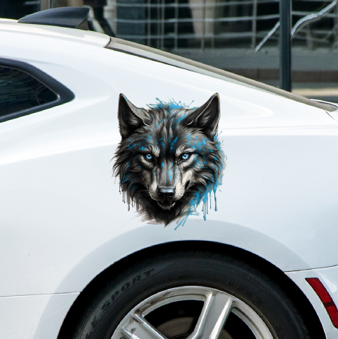 STICKERE CU ANIMALE - STICKER LUP NR.4