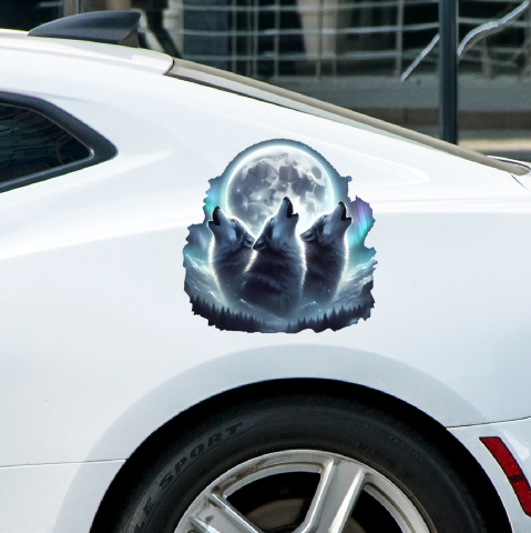 STICKERE CU ANIMALE - STICKER LUPI NR.5