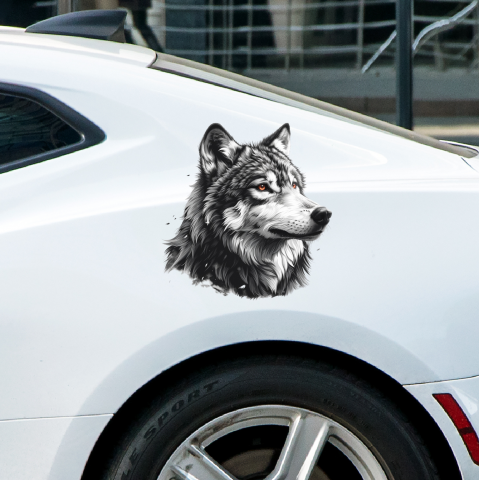 STICKERE CU ANIMALE - STICKER LUP NR.9