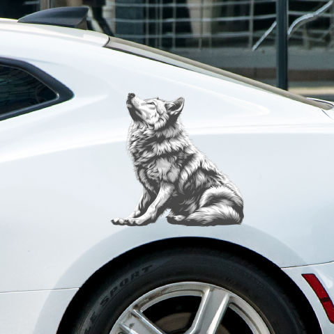 STICKERE CU ANIMALE - STICKER LUP NR.10
