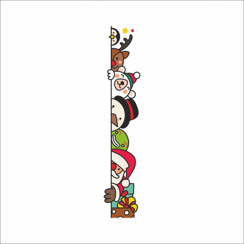 STICKERE CRĂCIUN - STICKER PERSONAJE DE CRACIUN