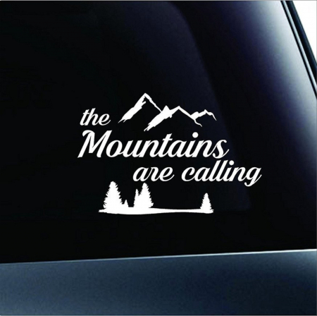 4X4/OFF ROAD STICKER - STICKER THE MOUNTAIN ARE CALLING