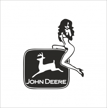 STICKERE UTILAJE AGRICOLE - STICKER JOHN DEERE FEMEIE