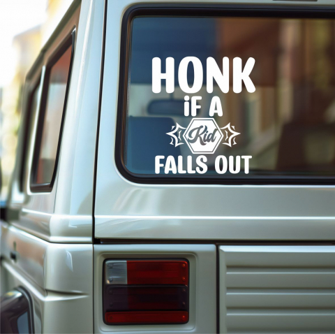 DIVERSE - STICKER HONK IF A KIDS