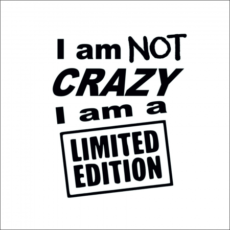 DIVERSE - STICKER NOT CRAZY