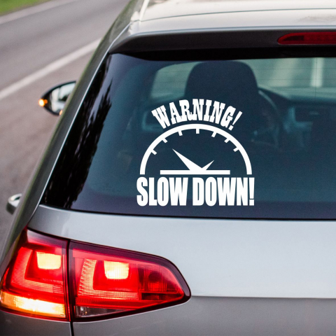 DIVERSE - STICKER SLOW DOWN
