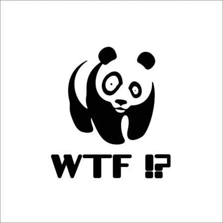 TOP VANZARI - STICKER PANDA WTF