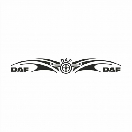 DAF - STICKER PARBRIZ DAF TRIBAL