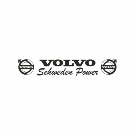 VOLVO CAMIOANE - STICKER PARBRIZ VOLVO SCHWEDEN POWER
