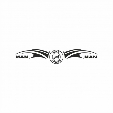 MAN - STICKER PARBRIZ MAN NR.1