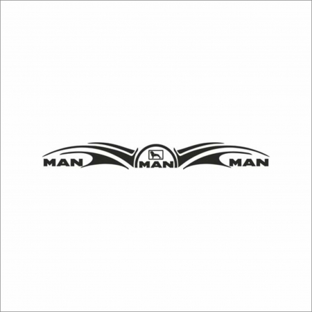 MAN - STICKER PARBRIZ MAN NR.2