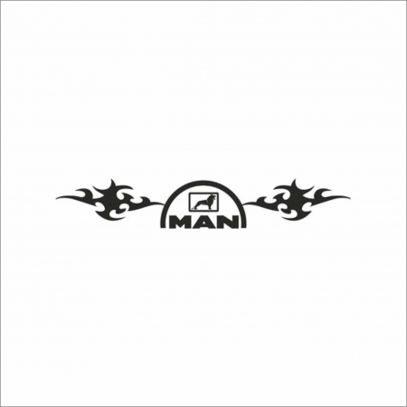 MAN - STICKER PARBRIZ MAN NR.9