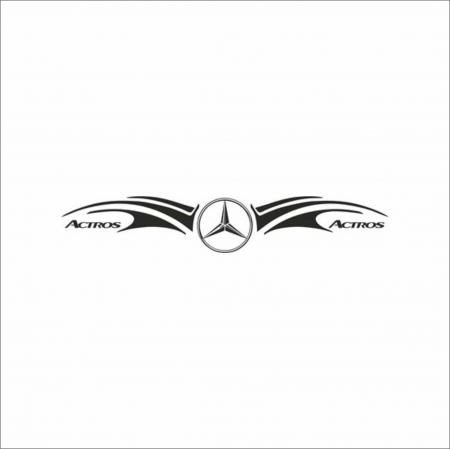 MERCEDES CAMIOANE - STICKER PARBRIZ MERCEDES ACTROS V3