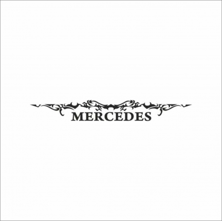MERCEDES CAMIOANE - STICKER PARBRIZ MERCEDES V2