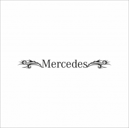 MERCEDES CAMIOANE - STICKER PARBRIZ MERCEDES V5
