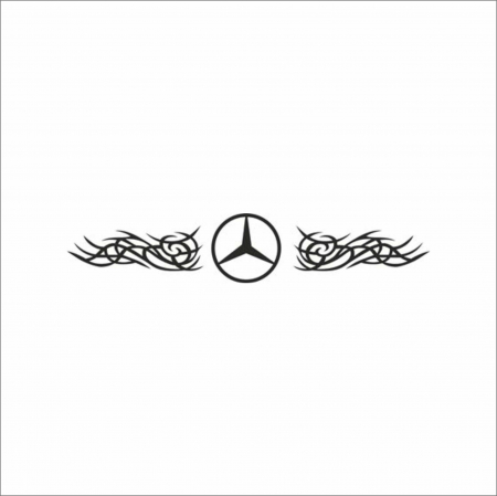 MERCEDES CAMIOANE - STICKER PARBRIZ MERCEDES V7