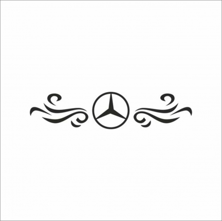 MERCEDES CAMIOANE - STICKER PARBRIZ MERCEDES V9