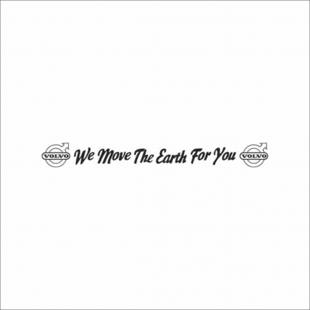 VOLVO CAMIOANE - STICKER PARBRIZ VOLVO WE MOVE THE EARTH