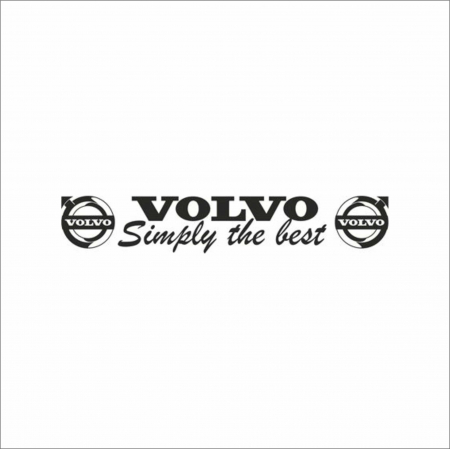 VOLVO CAMIOANE - STICKER PARBRIZ VOLVO THE BEST