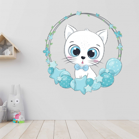 STICKERE DE PERETE - STICKER PERETE BABY CAT