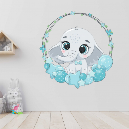 STICKERE DE PERETE - STICKER PERETE BABY ELEPHANT