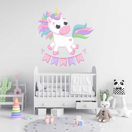 STICKERE DE PERETE - STICKER PERETE UNICORN V2