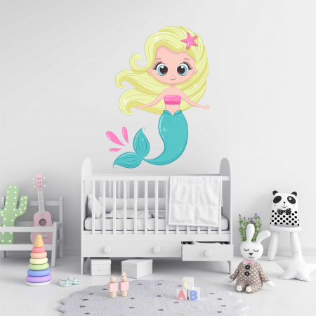 STICKERE DE PERETE - STICKER PERETE SIRENA