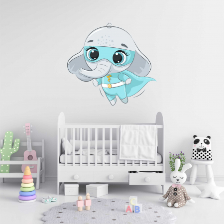 STICKERE DE PERETE - STICKER PERETE ELEFANT EROU