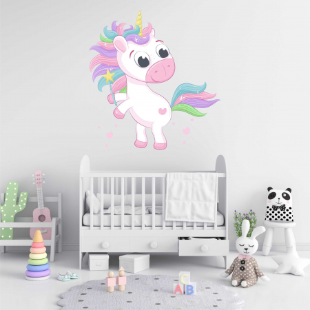 STICKERE COPII - STICKER PERETE UNICORN V4