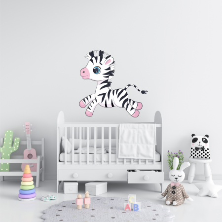 STICKERE DE PERETE - STICKER PERETE BABY ZEBRA