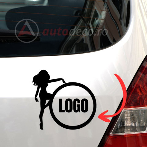 AUDI - STICKER PERSONALIZAT FEMEIE LOGO