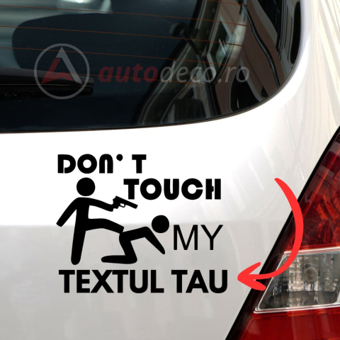 AUDI - STICKER PERSONALIZAT DON T TOUCH